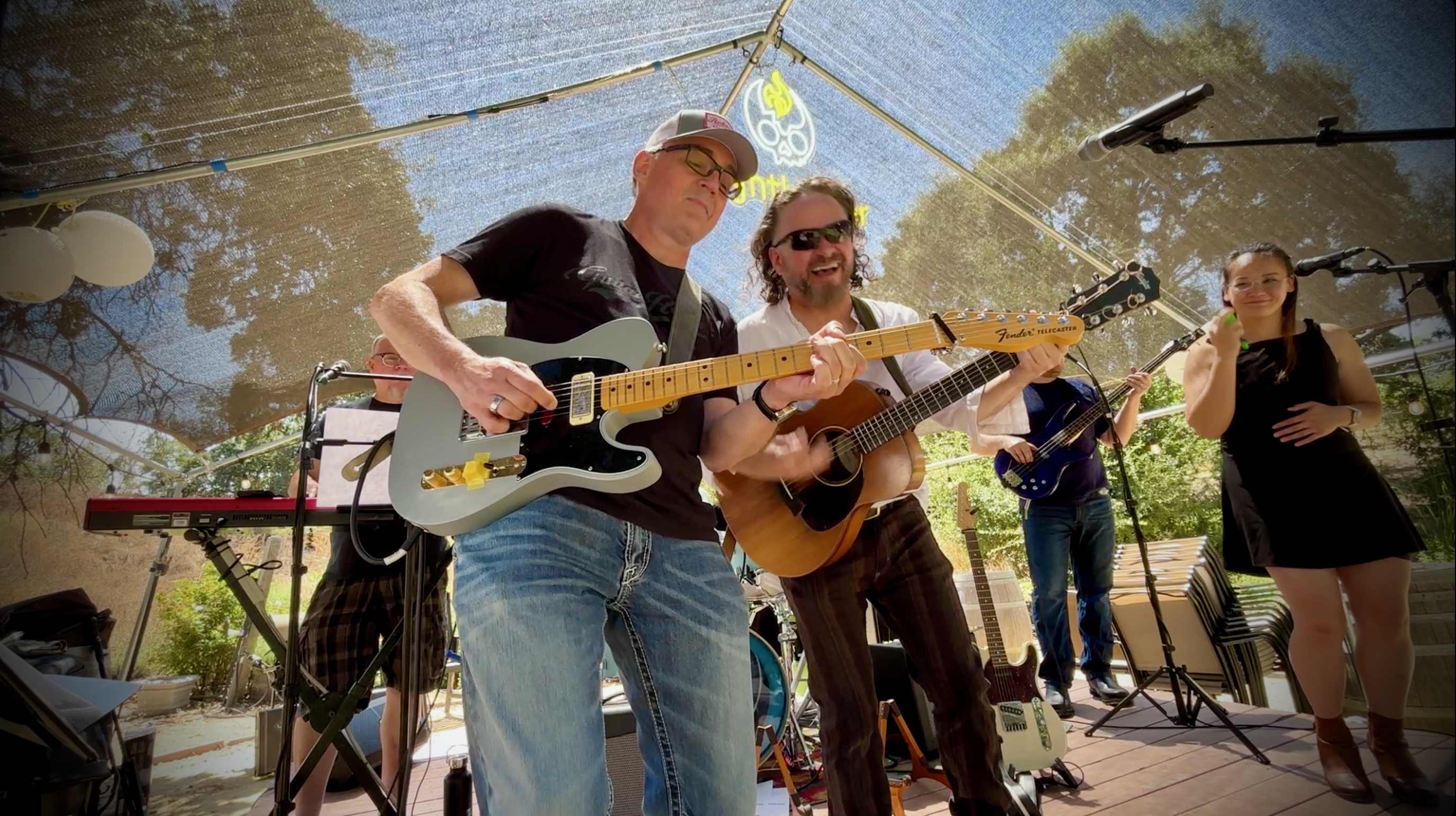 Electric Guitar solo at a Lightholder Soul Band show